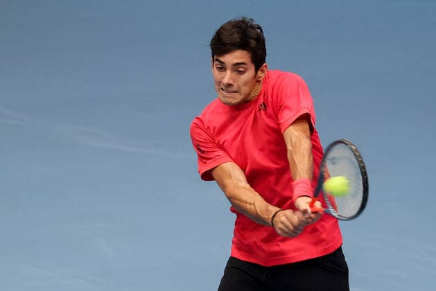 TENNIS - ATP, Tennis Herren Erste Bank Open VIENNA,AUSTRIA,27.OCT.20 - TENNIS - ATP World Tour, Erste Bank Open. Image shows Cristian Garin (CHI). GEPAxpictures xChristianxWalgram