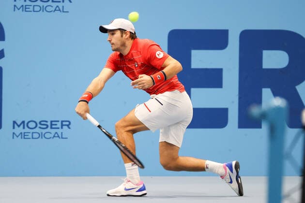 TENNIS - ATP, Tennis Herren Erste Bank Open VIENNA,AUSTRIA,27.OCT.20 - TENNIS - ATP World Tour, Erste Bank Open. Image shows Dusan Lajovic (SRB). GEPAxpictures xChristianxWalgram