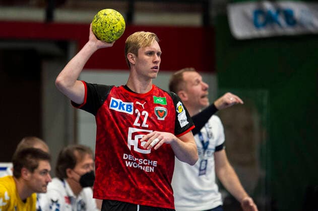 25 10 2020 Handball, 2020 2021, 1 Bundesliga, 5 Matchday, GWD Minden Füchse Berlin Marian Michalczik Berlin Lübbecke North Rhine-Westphalia Germany Kreissporthalle
