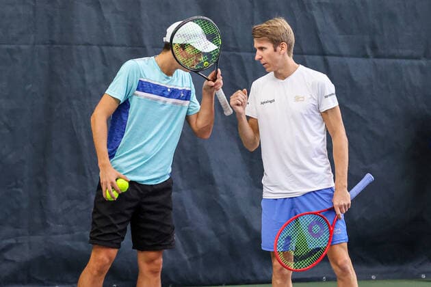 In the picture Benito SANCHEZ MARTINEZ GER and Cedrik Marcel STEBE GER TENNIS CHALLENGER HAMBURG presented by TANNENHOF, Hamburg, DTB Stützpunkt Hamburg, 28 10 2020