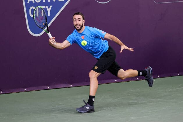 In the picture Nikola Milojevic SRB TENNIS CHALLENGER HAMBURG presented by TANNENHOF, Hamburg, DTB Base Hamburg, 28 10 2020,
