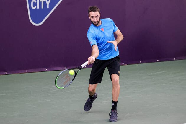 In the picture Nikola Milojevic SRB TENNIS CHALLENGER HAMBURG presented by TANNENHOF, Hamburg, DTB Base Hamburg, 28 10 2020,