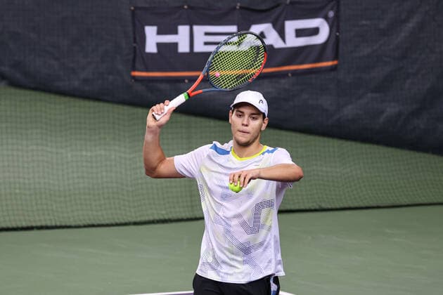 In the picture Pavel KOTOV RUS angry after the loss of the first set TENNIS CHALLENGER HAMBURG presented by TANNENHOF, Hamburg, DTB Stützpunkt Hamburg, 28 10 2020,