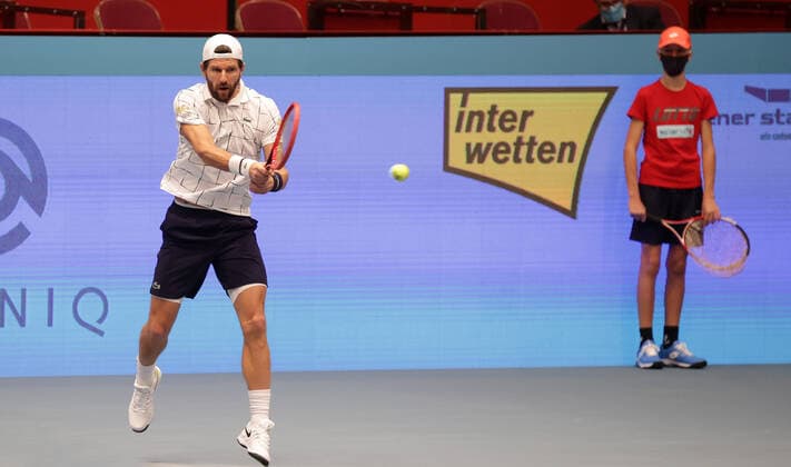 TENNIS - ATP, Tennis Herren Erste Bank Open VIENNA,AUSTRIA,28.OCT.20 - TENNIS - ATP World Tour, Erste Bank Open. Image shows Juergen Melzer (AUT). GEPAxpictures xWalterxLuger