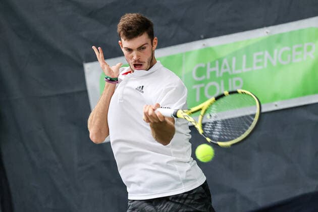 In the picture Maximilian Marterer GER WC TENNIS CHALLENGER HAMBURG presented by TANNENHOF, Hamburg, DTB base Hamburg, 28 10 2020,