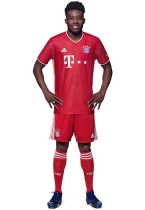 FOOTBALL 1 BUNDESLIGA SEASON 2020 2021 26 10 2020 Photo session FC Bayern Muenchen Alphonso Davies PHOTO: FC Bayern München Pool via ULMER Press Photo Agency xxNOxMODELxRELEASExx Football 1 Bundesliga 2020 2021 Photo session at FC Bayern Muenchen
