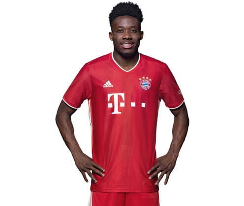FOOTBALL 1 BUNDESLIGA SEASON 2020 2021 26 10 2020 Photo session FC Bayern Muenchen Alphonso Davies PHOTO: FC Bayern München Pool via ULMER Press Photo Agency xxNOxMODELxRELEASExx Football 1 Bundesliga 2020 2021 Photo session at FC Bayern Muenchen