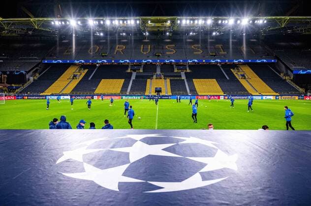 Football Champions League final training FK Zenit St Petersburg on 27 10 2020 at Signal Iduna Park in Dortmund Team warming up xMNx