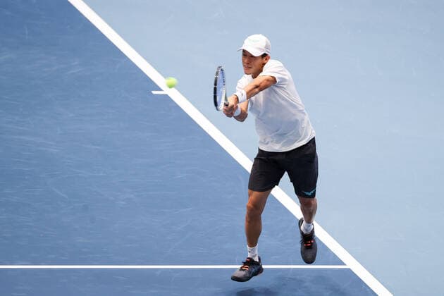 TENNIS - ATP, Tennis Herren Erste Bank Open VIENNA,AUSTRIA,28.OCT.20 - TENNIS - ATP World Tour, Erste Bank Open. Image shows Jason Jung (TPE). GEPAxpictures xChristianxWalgram