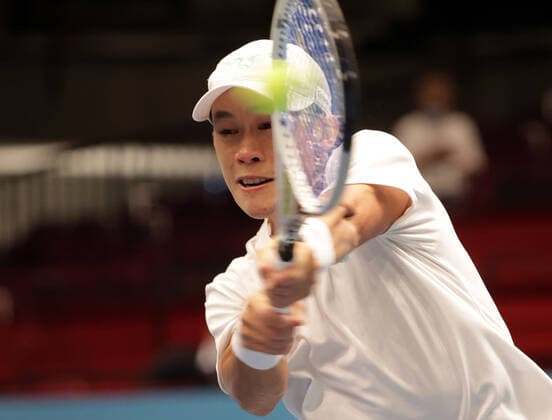 TENNIS - ATP, Tennis Herren Erste Bank Open VIENNA,AUSTRIA,28.OCT.20 - TENNIS - ATP World Tour, Erste Bank Open. Image shows Jason Jung (TPE). GEPAxpictures xWalterxLuger