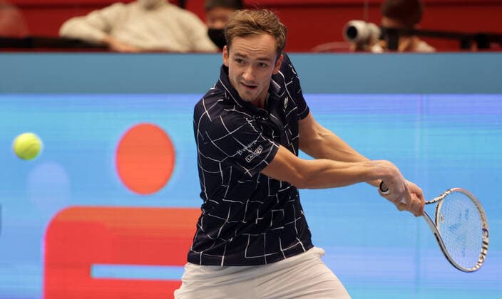 TENNIS - ATP, Tennis Herren Erste Bank Open VIENNA,AUSTRIA,28.OCT.20 - TENNIS - ATP World Tour, Erste Bank Open. Image shows Daniil Medvedev (RUS). GEPAxpictures xWalterxLuger