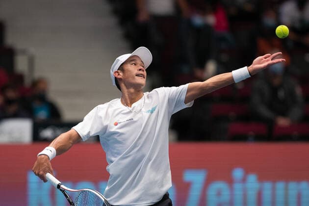 Jason Jung TPE Tennis FIRST BENCH OPEN 2020 ATP 500 Stadthalle Vienna Austria 28 October 2020 Â Copyright: xJuergenxHasenkopfx