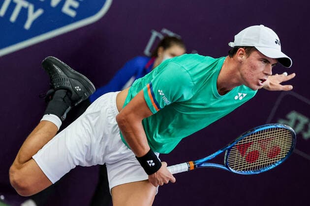 In the picture Daniel Altmaier GER WC 4 TENNIS CHALLENGER HAMBURG presented by TANNENHOF, Hamburg, DTB base Hamburg, 28 10 2020,
