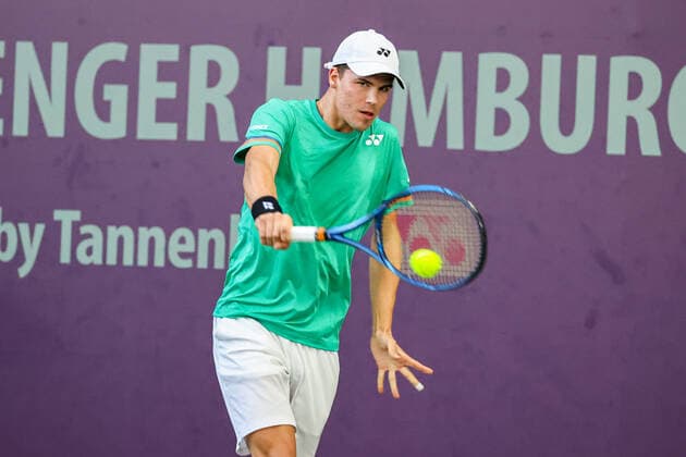In the picture Daniel Altmaier GER WC 4 TENNIS CHALLENGER HAMBURG presented by TANNENHOF, Hamburg, DTB base Hamburg, 28 10 2020,