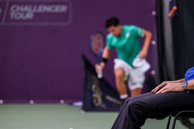 In the picture Daniel Altmaier GER WC 4 TENNIS CHALLENGER HAMBURG presented by TANNENHOF, Hamburg, DTB base Hamburg, 28 10 2020,