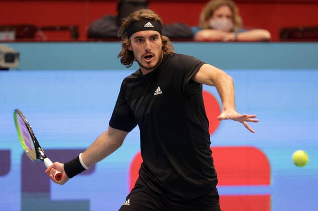 TENNIS - ATP, Tennis Herren Erste Bank Open VIENNA,AUSTRIA,28.OCT.20 - TENNIS - ATP World Tour, Erste Bank Open. Image shows Stefanos Tsitsipas (GRE). GEPAxpictures xWalterxLuger