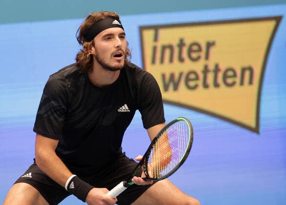 TENNIS - ATP, Tennis Herren Erste Bank Open VIENNA,AUSTRIA,28.OCT.20 - TENNIS - ATP World Tour, Erste Bank Open. Image shows Stefanos Tsitsipas (GRE). GEPAxpictures xWalterxLuger