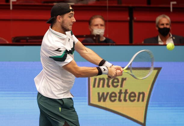 TENNIS - ATP, Tennis Herren Erste Bank Open VIENNA,AUSTRIA,28.OCT.20 - TENNIS - ATP World Tour, Erste Bank Open. Image shows Jan-Lennard Struff (GER). GEPAxpictures xWalterxLuger