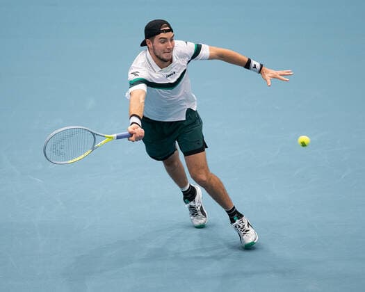 Jan Lennard Struff GER Tennis FIRST BENCH OPEN 2020 ATP 500 Stadthalle Vienna Austria 28 October 2020 Â Copyright: xJuergenxHasenkopfx