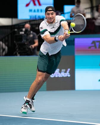 Jan Lennard Struff GER Tennis FIRST BENCH OPEN 2020 ATP 500 Stadthalle Vienna Austria 28 October 2020 Â Copyright: xJuergenxHasenkopfx