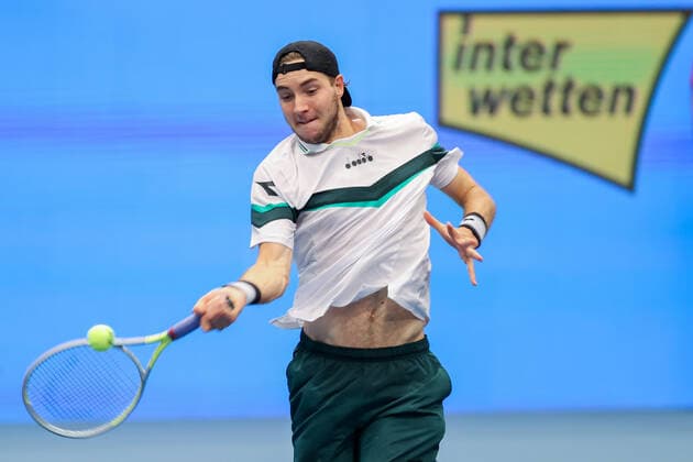 TENNIS - ATP, Tennis Herren Erste Bank Open VIENNA,AUSTRIA,28.OCT.20 - TENNIS - ATP World Tour, Erste Bank Open. Image shows Jan-Lennard Struff (GER). GEPAxpictures xChristianxWalgram