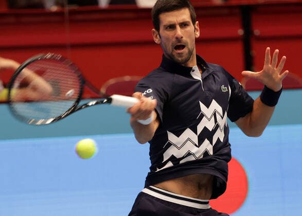 TENNIS - ATP, Tennis Herren Erste Bank Open VIENNA,AUSTRIA,28.OCT.20 - TENNIS - ATP World Tour, Erste Bank Open. Image shows Novak Djokovic (SRB). GEPAxpictures xWalterxLuger