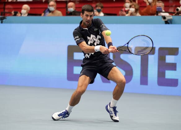 TENNIS - ATP, Tennis Herren Erste Bank Open VIENNA,AUSTRIA,28.OCT.20 - TENNIS - ATP World Tour, Erste Bank Open. Image shows Novak Djokovic (SRB). GEPAxpictures xWalterxLuger