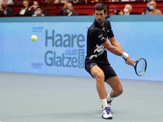 TENNIS - ATP, Tennis Herren Erste Bank Open VIENNA,AUSTRIA,28.OCT.20 - TENNIS - ATP World Tour, Erste Bank Open. Image shows Novak Djokovic (SRB). GEPAxpictures xWalterxLuger