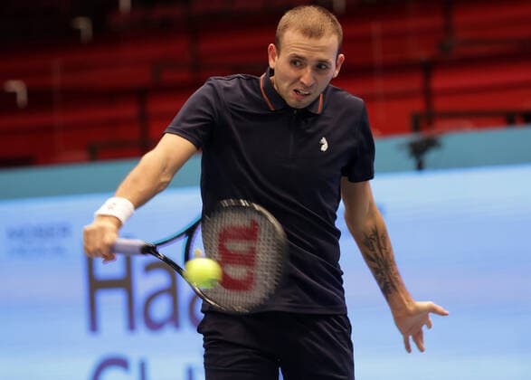 TENNIS - ATP, Tennis Herren Erste Bank Open VIENNA,AUSTRIA,29.OCT.20 - TENNIS - ATP World Tour, Erste Bank Open. Image shows Daniel Evans (GBR). GEPAxpictures xWalterxLuger