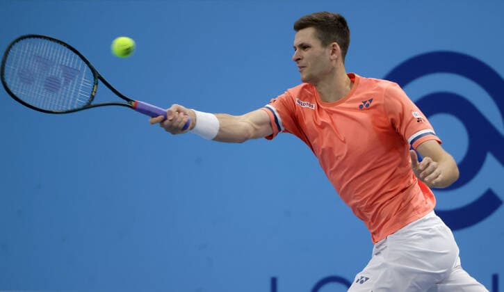 TENNIS - ATP, Tennis Herren Erste Bank Open VIENNA,AUSTRIA,29.OCT.20 - TENNIS - ATP World Tour, Erste Bank Open. Image shows Hubert Hurkacz (POL). GEPAxpictures xWalterxLuger