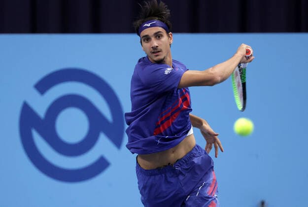 TENNIS - ATP, Tennis Herren Erste Bank Open VIENNA,AUSTRIA,29.OCT.20 - TENNIS - ATP World Tour, Erste Bank Open. Image shows Lorenzo Sonego (ITA). GEPAxpictures xWalterxLuger