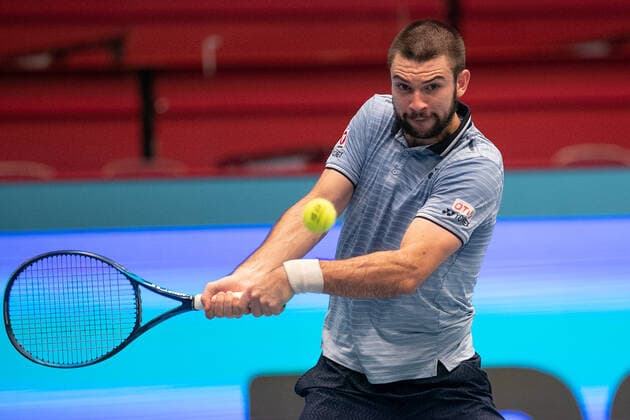 Jurij Rodionov AUT Tennis FIRST BENCH OPEN 2020 ATP 500 Stadthalle Vienna Austria 29 October 2020 Â Copyright: xJuergenxHasenkopfx
