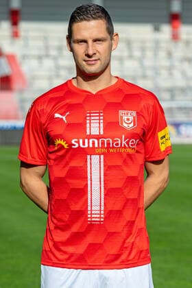 Stipe Vucur HFC Hallescher Fussballclub e V 3 Liga, portrait date 2020 2021, Halle Saale Saxony Anhalt Germany