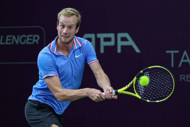 In the picture Botic Van de Zandschulp NED TENNIS CHALLENGER HAMBURG presented by TANNENHOF, Hamburg, DTB base Hamburg, 29 10 2020,