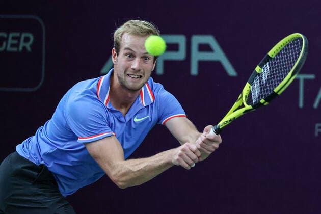 In the picture Botic Van de Zandschulp NED TENNIS CHALLENGER HAMBURG presented by TANNENHOF, Hamburg, DTB base Hamburg, 29 10 2020,