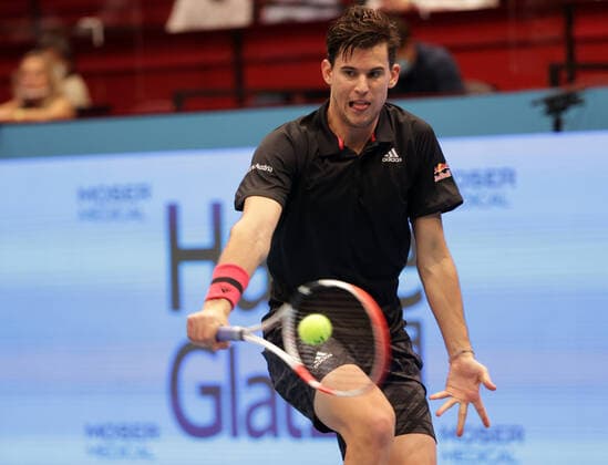 TENNIS - ATP, Tennis Herren Erste Bank Open VIENNA,AUSTRIA,29.OCT.20 - TENNIS - ATP World Tour, Erste Bank Open. Image shows Dominic Thiem (AUT). GEPAxpictures xWalterxLuger