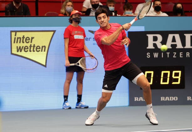 TENNIS - ATP, Tennis Herren Erste Bank Open VIENNA,AUSTRIA,29.OCT.20 - TENNIS - ATP World Tour, Erste Bank Open. Image shows Cristian Garin (CHI). GEPAxpictures xWalterxLuger