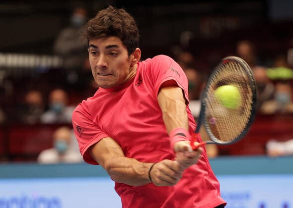 TENNIS - ATP, Tennis Herren Erste Bank Open VIENNA,AUSTRIA,29.OCT.20 - TENNIS - ATP World Tour, Erste Bank Open. Image shows Cristian Garin (CHI). GEPAxpictures xWalterxLuger