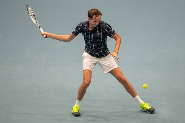 Daniil Medvedev Tennis FIRST BENCH OPEN 2020 ATP 500 Stadthalle Vienna Austria 29 October 2020 Â Copyright: xJuergenxHasenkopfx