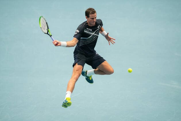 Vasek Pospisil Tennis FIRST BENCH OPEN 2020 ATP 500 Stadthalle Vienna Austria 29 October 2020 Â Copyright: xJuergenxHasenkopfx