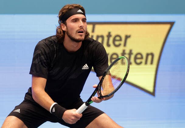 TENNIS - ATP, Tennis Herren Erste Bank Open VIENNA,AUSTRIA,29.OCT.20 - TENNIS - ATP World Tour, Erste Bank Open. Image shows Stefanos Tsitsipas (GRE). GEPAxpictures xWalterxLuger
