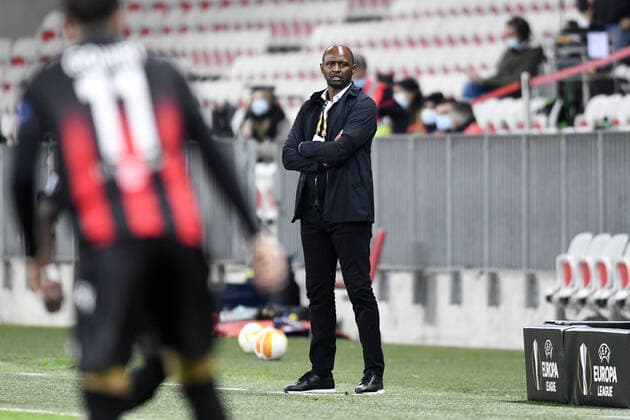 PATRICK VIEIRA (ENTRAINEUR NICE) FOOTBALL : Nice vs Hapoel Beer Sheva - Ligue Europa - 29 10 2020 FEP Panoramic 