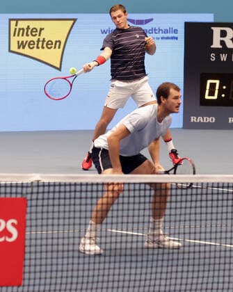 TENNIS - ATP, Tennis Herren Erste Bank Open VIENNA,AUSTRIA,30.OCT.20 - TENNIS - ATP World Tour, Erste Bank Open. Image shows Neal Skupski and Jamie Murray (GBR). GEPAxpictures xWalterxLuger