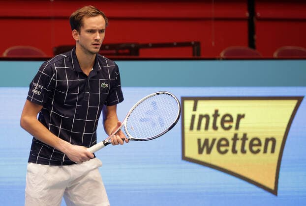 TENNIS - ATP, Tennis Herren Erste Bank Open VIENNA,AUSTRIA,30.OCT.20 - TENNIS - ATP World Tour, Erste Bank Open. Image shows Daniil Medvedev (RUS). GEPAxpictures xWalterxLuger