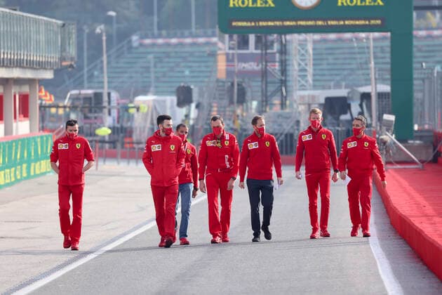 Motorsports FIA Formula One World Championship 2020, Grand Prix of Emilia Romagna, 5 Sebastian Vettel GER, Scuderia Ferrari Mission Winnow , Imola Italy