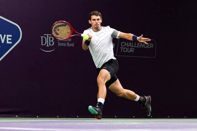 In the picture Henri Laaksonen SUI 6 TENNIS CHALLENGER HAMBURG presented by TANNENHOF, Hamburg, DTB Base Hamburg, 30 10 2020,