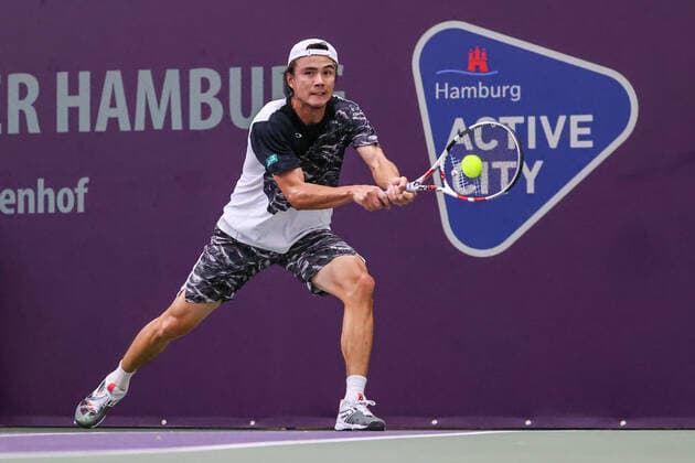 In the picture Taro Daniel JPN 2 TENNIS CHALLENGER HAMBURG presented by TANNENHOF, Hamburg, DTB base Hamburg, 30 10 2020,