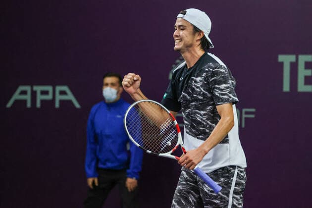 In the picture Taro Daniel JPN 2 TENNIS CHALLENGER HAMBURG presented by TANNENHOF, Hamburg, DTB base Hamburg, 30 10 2020,