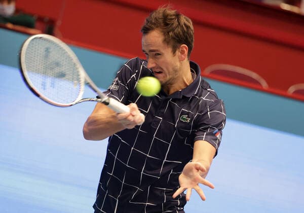 TENNIS - ATP, Tennis Herren Erste Bank Open VIENNA,AUSTRIA,30.OCT.20 - TENNIS - ATP World Tour, Erste Bank Open. Image shows Daniil Medvedev (RUS). GEPAxpictures xWalterxLuger