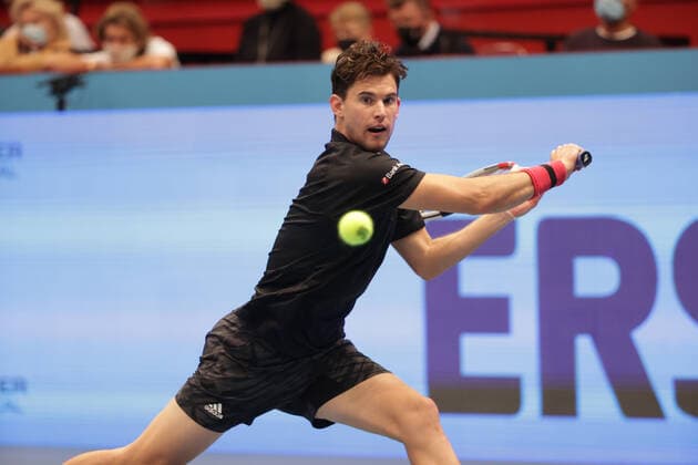 TENNIS - ATP, Tennis Herren Erste Bank Open VIENNA,AUSTRIA,30.OCT.20 - TENNIS - ATP World Tour, Erste Bank Open. Image shows Dominic Thiem (AUT). GEPAxpictures xWalterxLuger